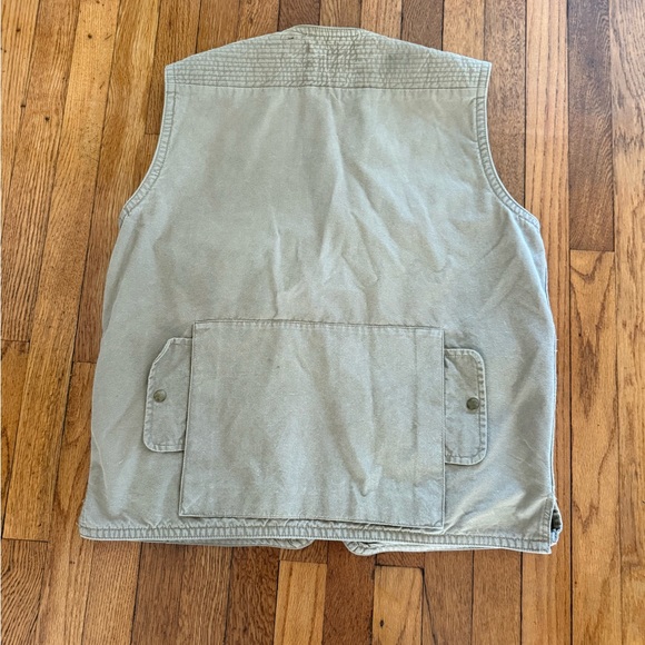 Vintage Banana Republic Multi-Pocket Beige Utility Fishing Safari Vest - Picture 5 of 7